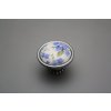 Rustikální úchytka Bohemia 40mm Pomněnky Chintz FV č. 1
