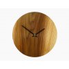 1 drevene nastenne hodiny minimal jilm 25cm bohemjan