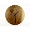 2 drevene nastenne hodiny minimal orech 30cm jedinecne bohemjan