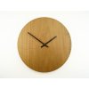 1 drevene nastenne hodiny minimal pareny orech 32cm bohemjan