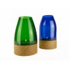 5 svicen lampa dub sklo bohemjan