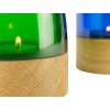 3 svicen lampa dub sklo bohemjan