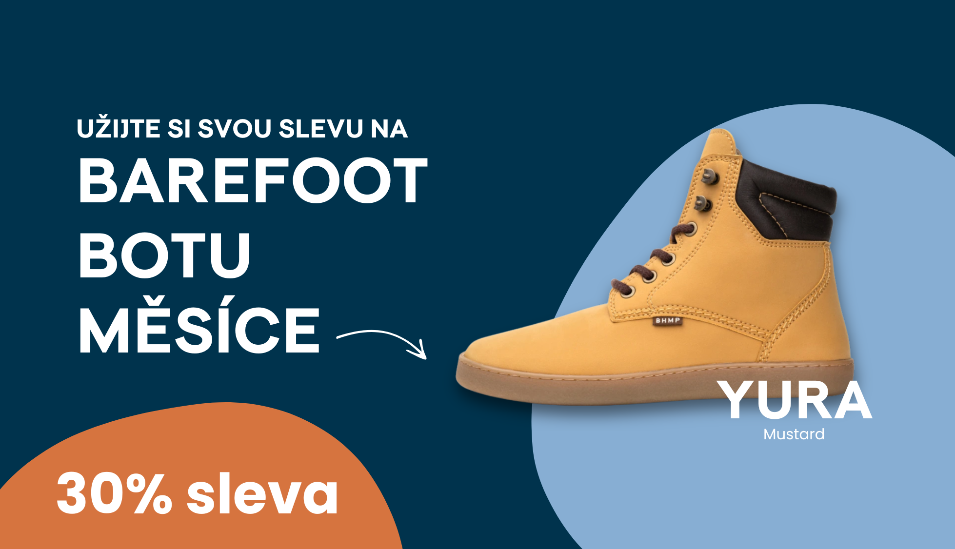 YURA - odolné celoroční barefooty s 30% SLEVOU