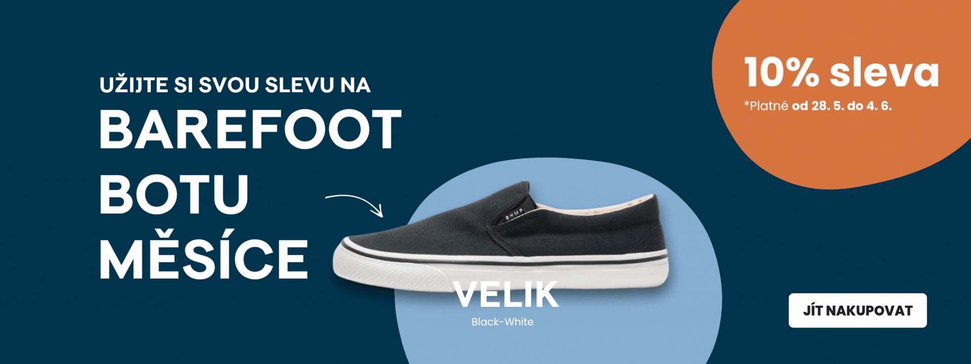 Bota měsíce VELIK 10% sleva