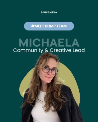 #MeetBHMPTeam 👋✨ Say hi to Michaela, our Community & Creative Lead — the person behind a big part of Bohempia’s creative...