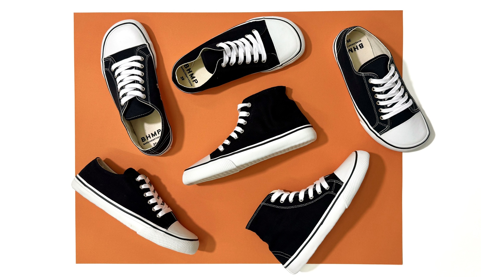 Meet the New HERLIK & ORIK Classic-Black Barefoot Sneakers!