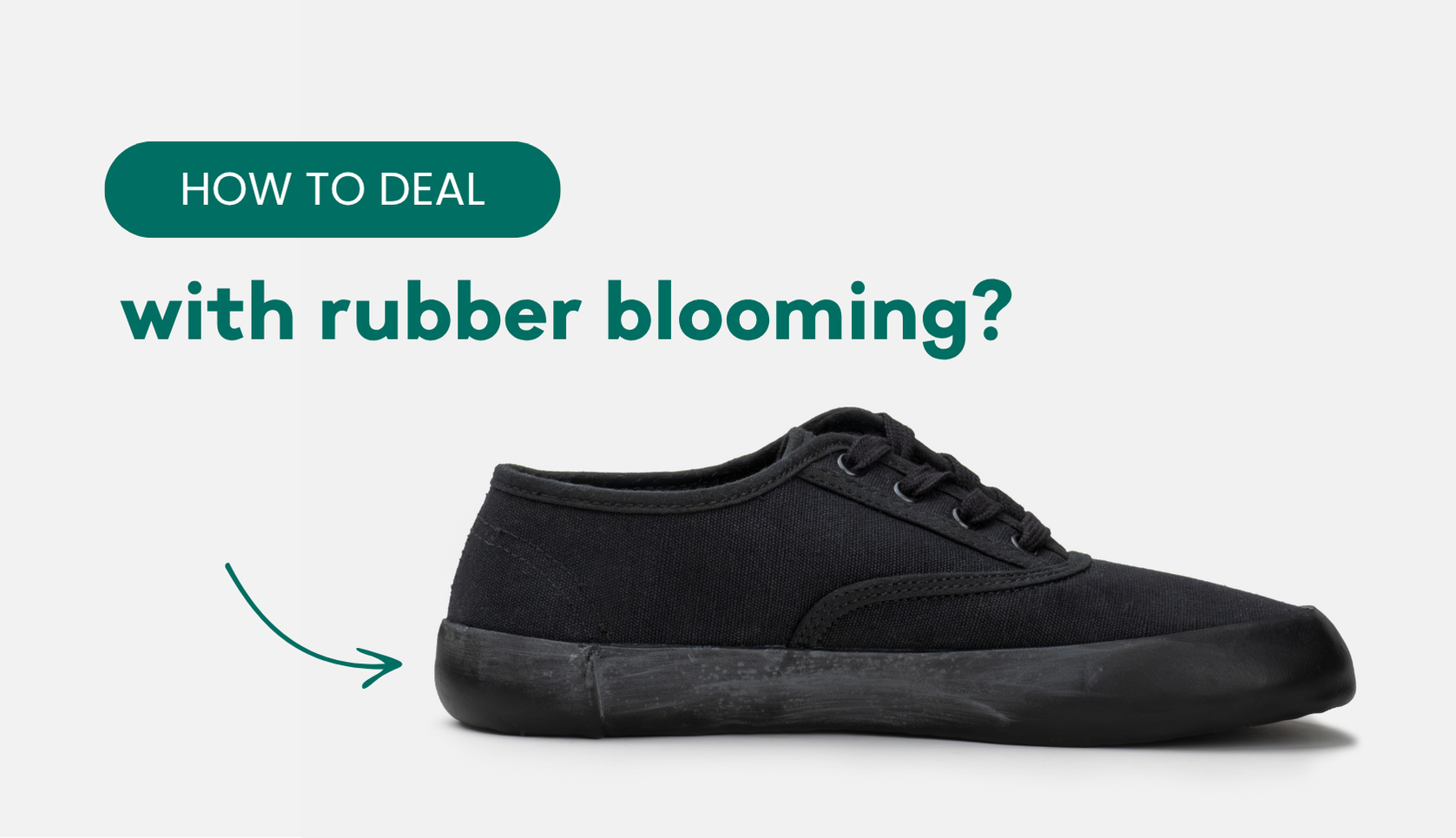 White spots on your sole? Relax — they're totally normal with natural rubber and easy to fix