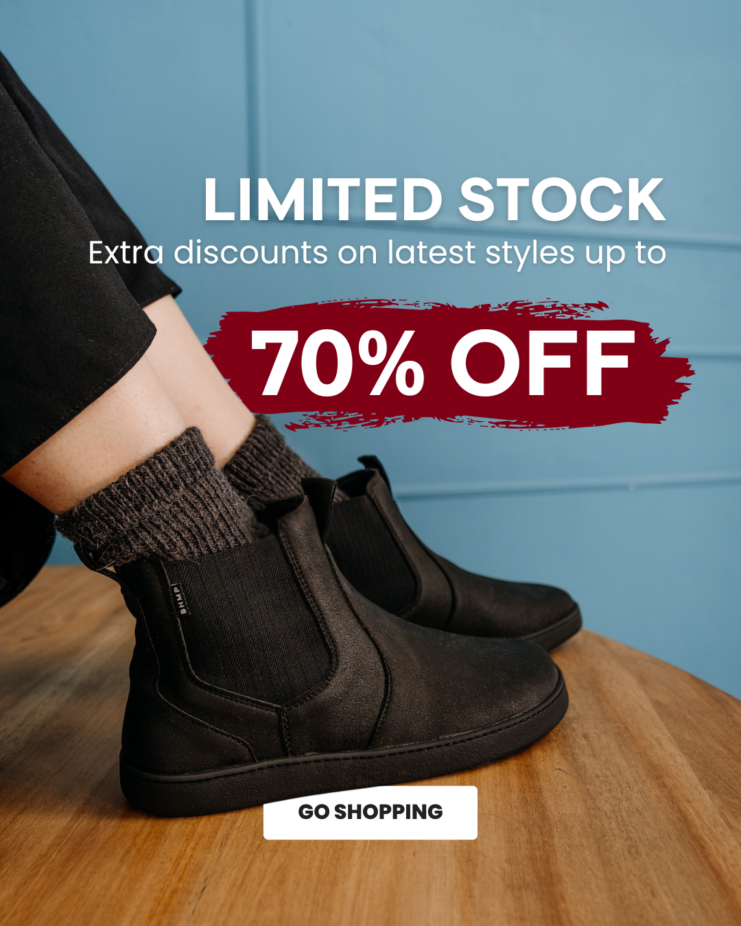 Limited stock - 70% off