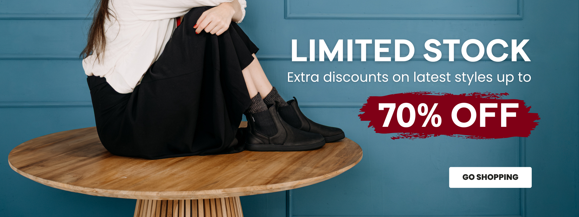 Limited stock - 70% off