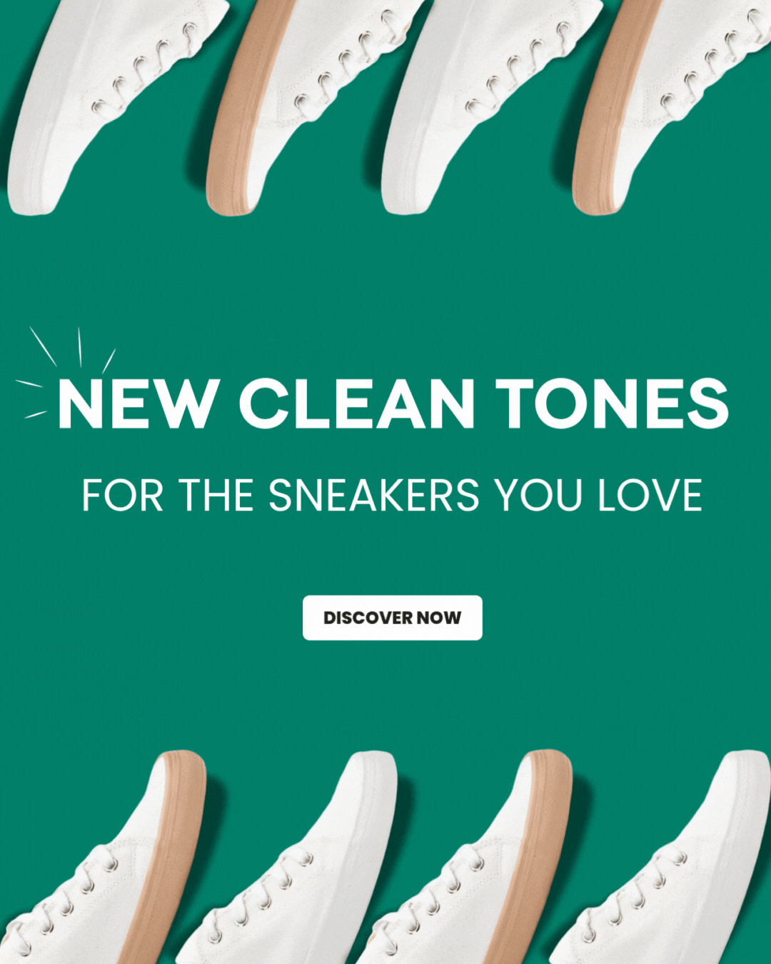New clean tones for the sneakers you love