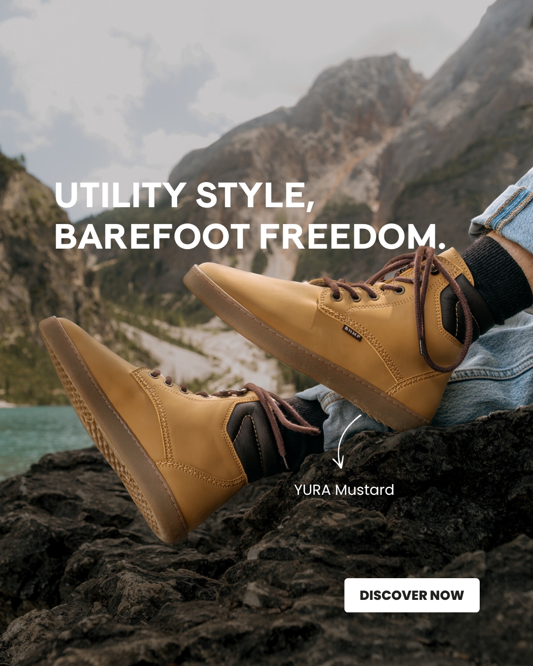 Utility style Barefoot freedom
