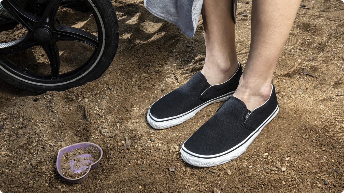 Stylish slip-on barefoot sneakers VELIK.