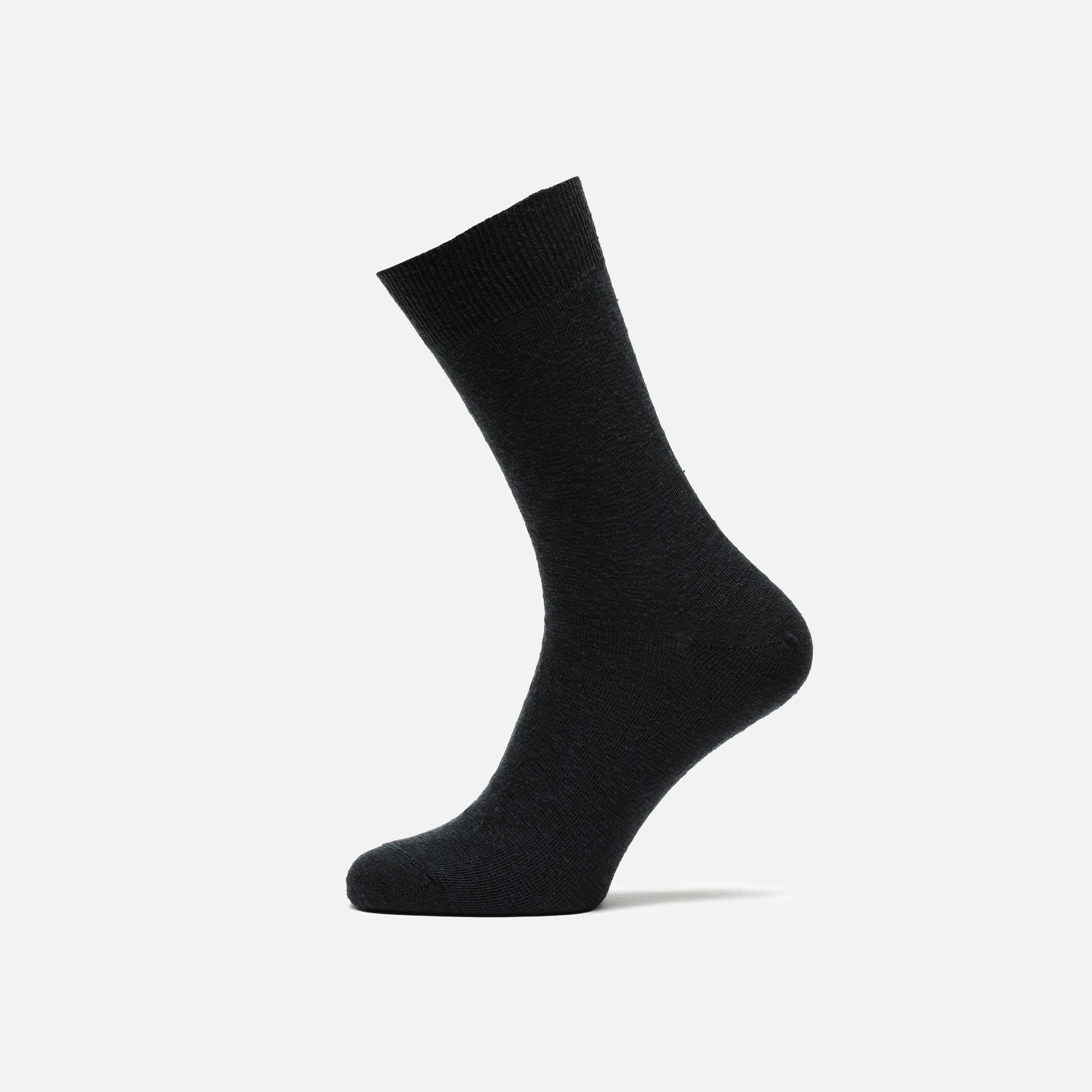 BHMP LUNA Hemp Crew Socks Charcoal Sock size: 42-44