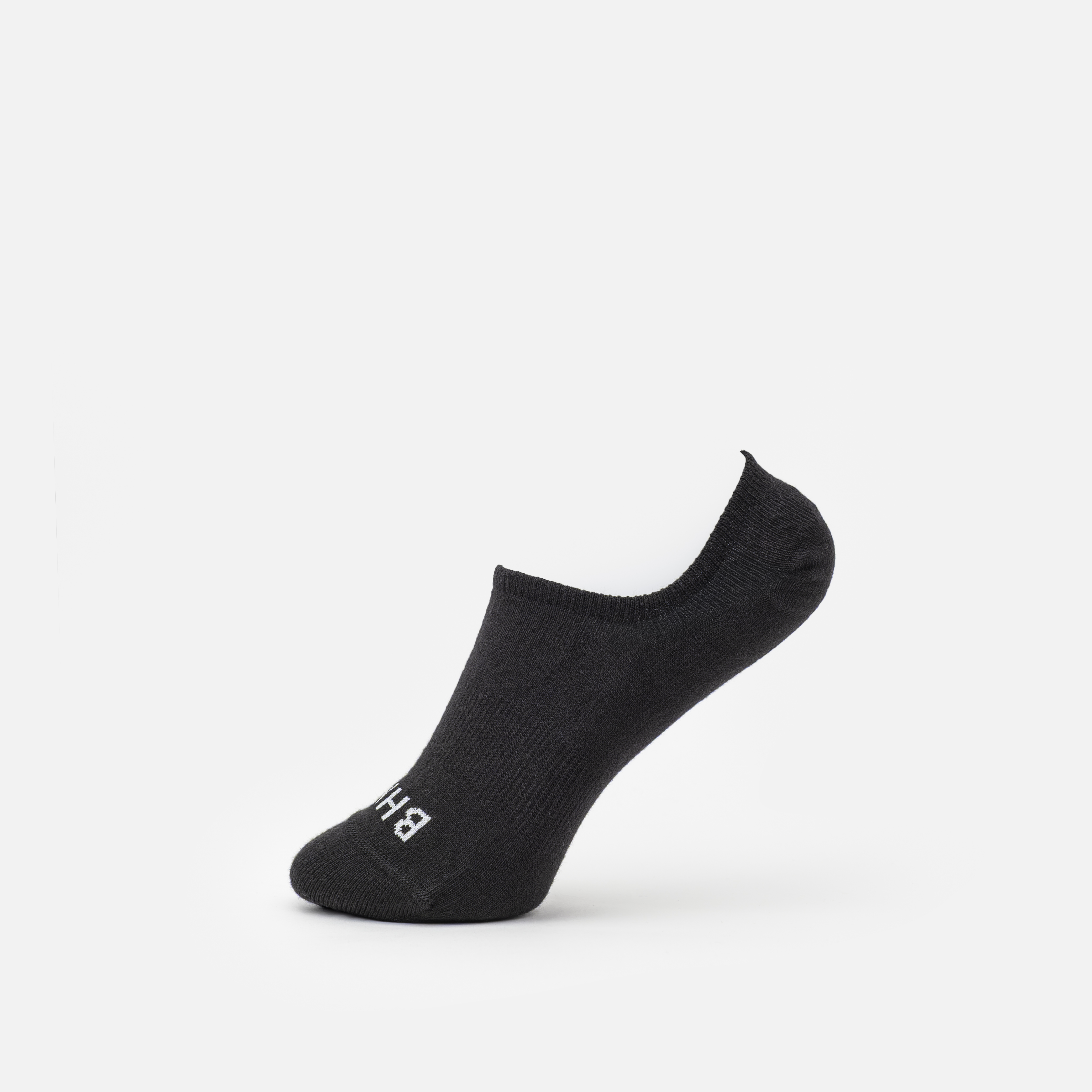 BHMP LOW CUT Barefoot organic cotton socks Black Sock size: 44-47