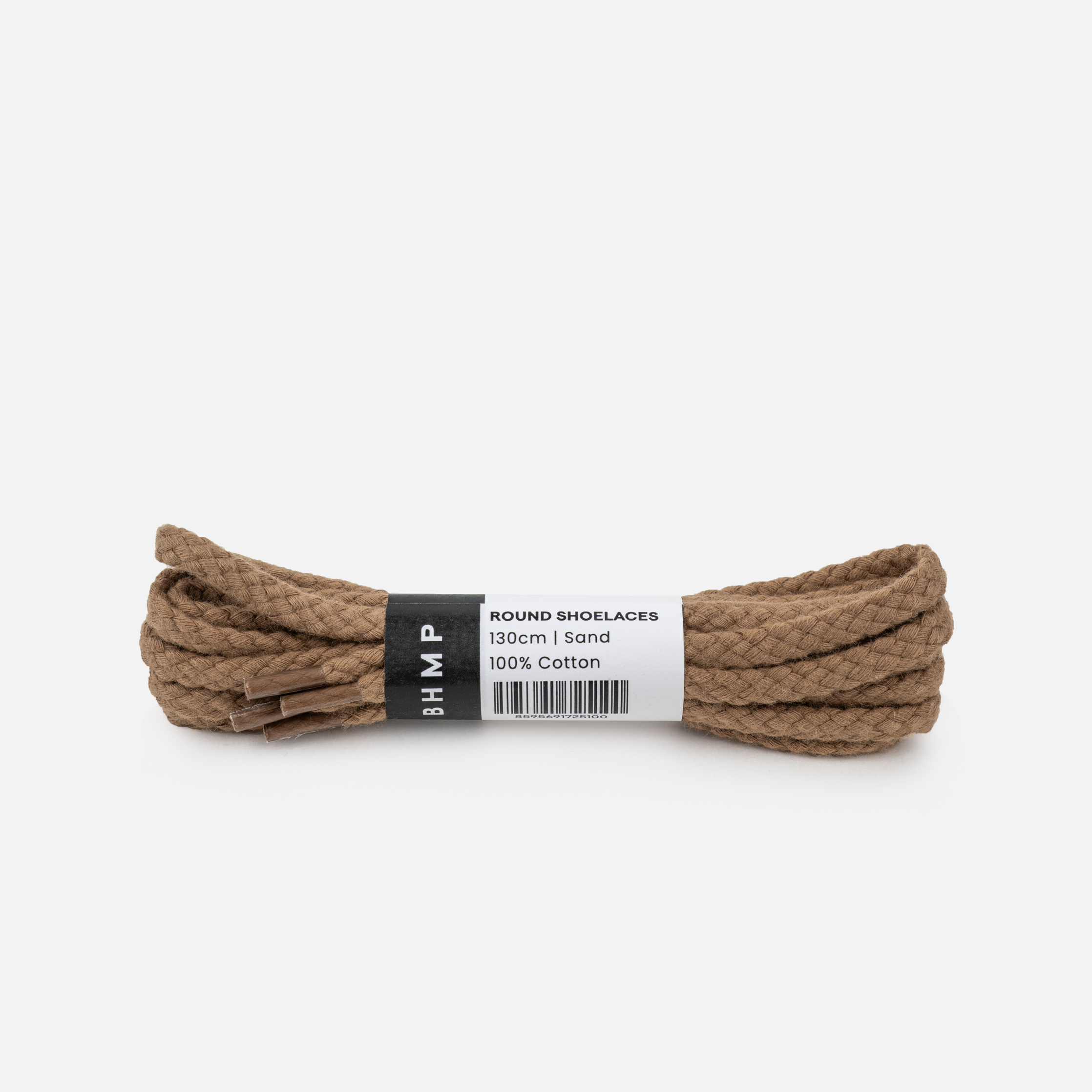 BHMP Round Shoelaces 130cm Sand