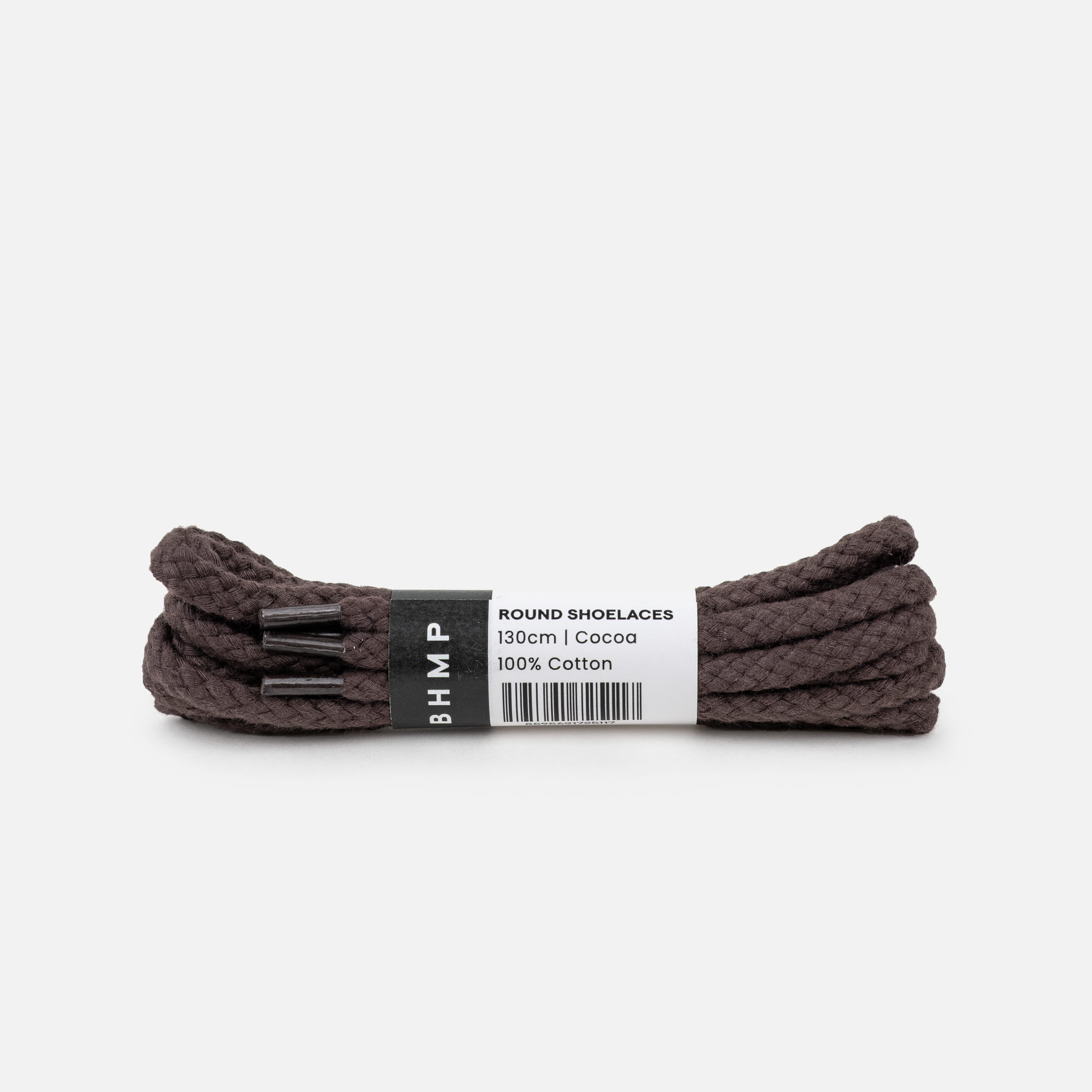 BHMP Round Shoelaces 130cm Cocoa