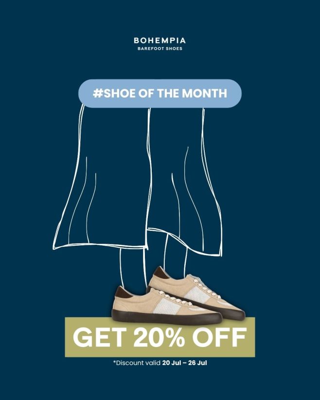 Our next #ShoeOfTheMonth pick is FALKO. 🌬️☀️ The barefoot sneaker made for warm days — light, breathable, and ready for...