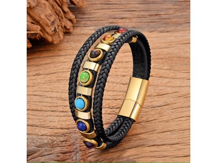 Pánský náramek čakry