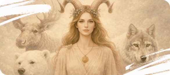 Znamení Kozoroha a jeho totemová zvířata – vlk, los a lední medvěd