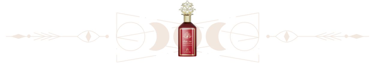 parfémy podle čaker – barevné flakony L’Haya červený