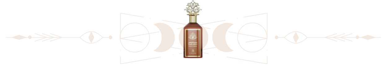 parfémy podle čaker – barevné flakony L’Haya hnědý