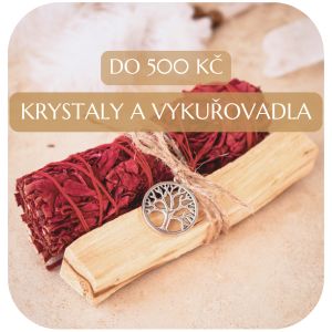 Krystaly a vykuřovadla do 500 Kč – palo santo a přívěsek Strom života