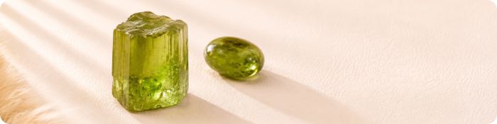 jak vypadá olivín / peridot