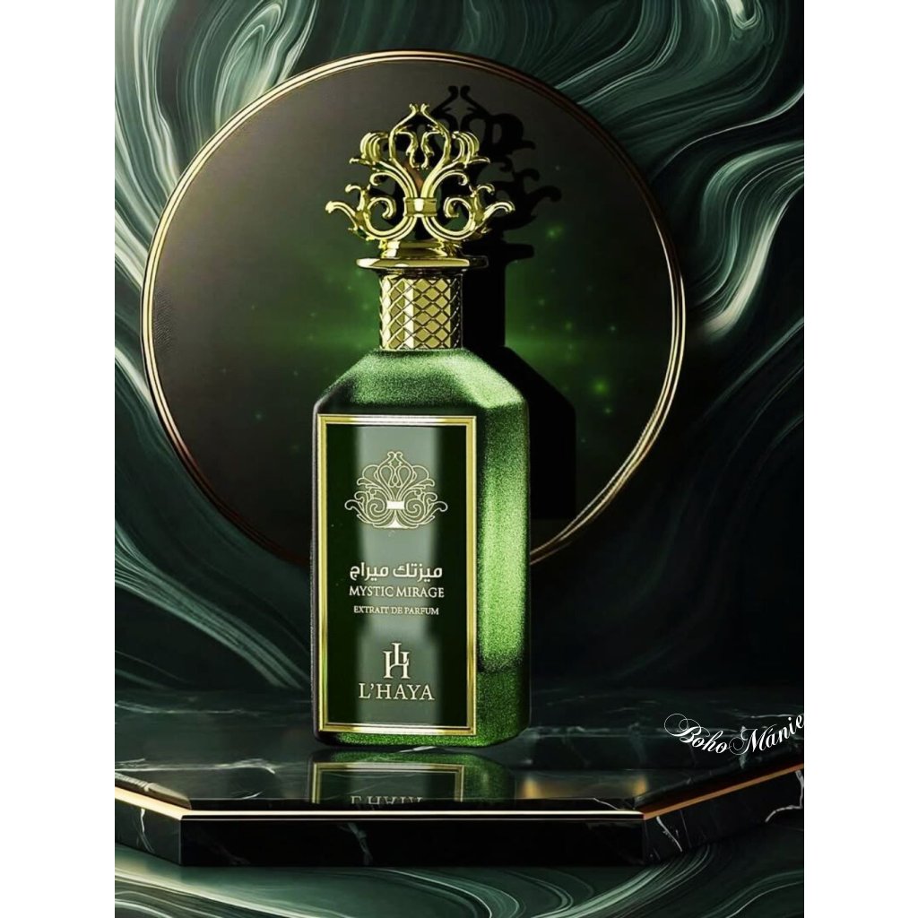 mystic mirage oud extrait de parfum by l haya podstavec luxusni