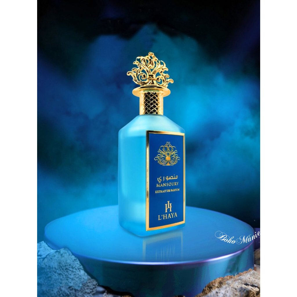 mansoury oud extrait de parfum by l haya podstavec luxusni