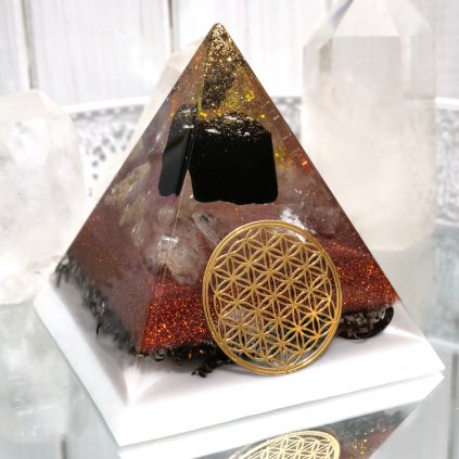 orgonit,pyramida,turmalím,křišťál,bezpečí domova,choku rei