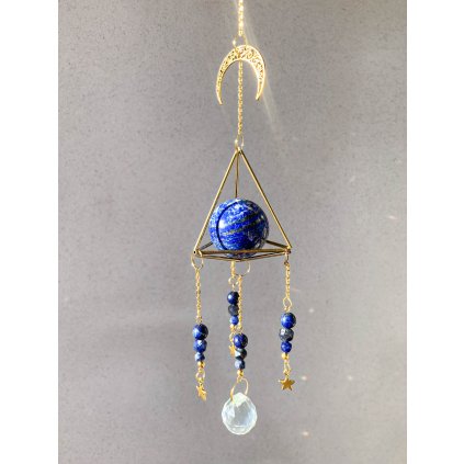 TISÍC A JEDNA NOC 1 * krystalový zářič * lapis lazuli, suncatcher, lapač slunce, lapač slnka