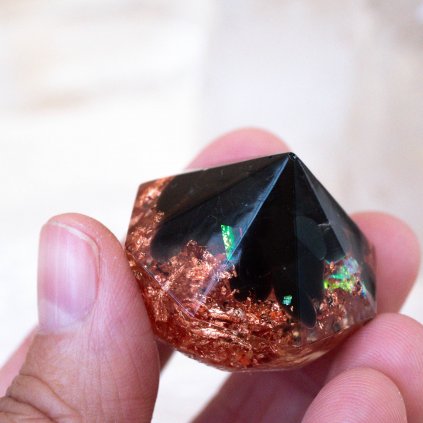 kapesni orgonit diamant obsidian 2