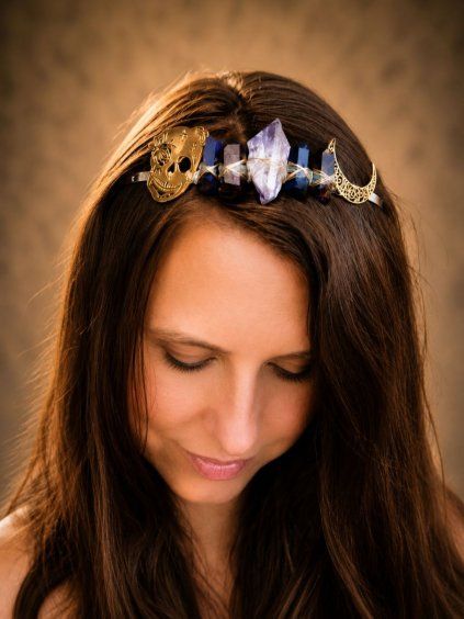 transformace krystalova tiara ametyst kristal BohoManie 6