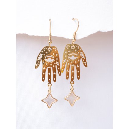 BohoManie nausnice intuice perlet