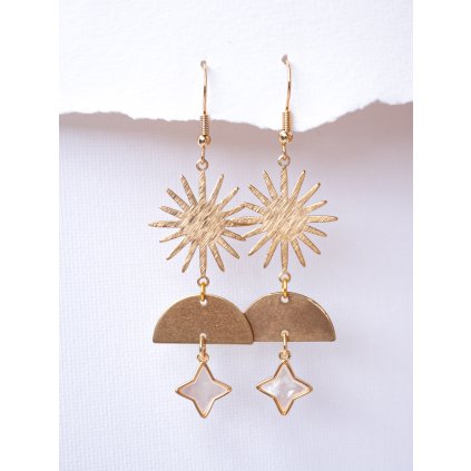 BohoManie nausnice slunecni dotek perlet1