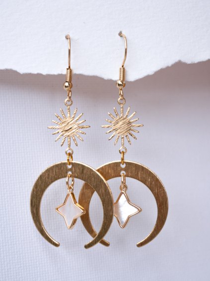 BohoManie nausnice nebeska harmonie perlet1