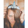 BohoManie magicka ochrana krystalova tiara kristal cerny kyanit2