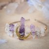 BohoManie magie mesice krystalova tiara kristal ametyst3