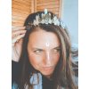BohoManie cista sila krystalova tiara korunka selenit kristal10