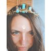 BohoManie amazonka noci krystalova tiara korunka amazonit8