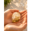 orgonit amulet lebka BohoManie 22citrin