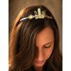 krystalova tiara zlate rano kristal kalcit BohoManie 6