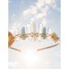 krystalova tiara hlas more kristal larimar akvamarin BohoManie 1