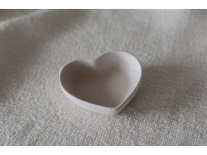 Mistička ve tvaru srdce - Light beige
