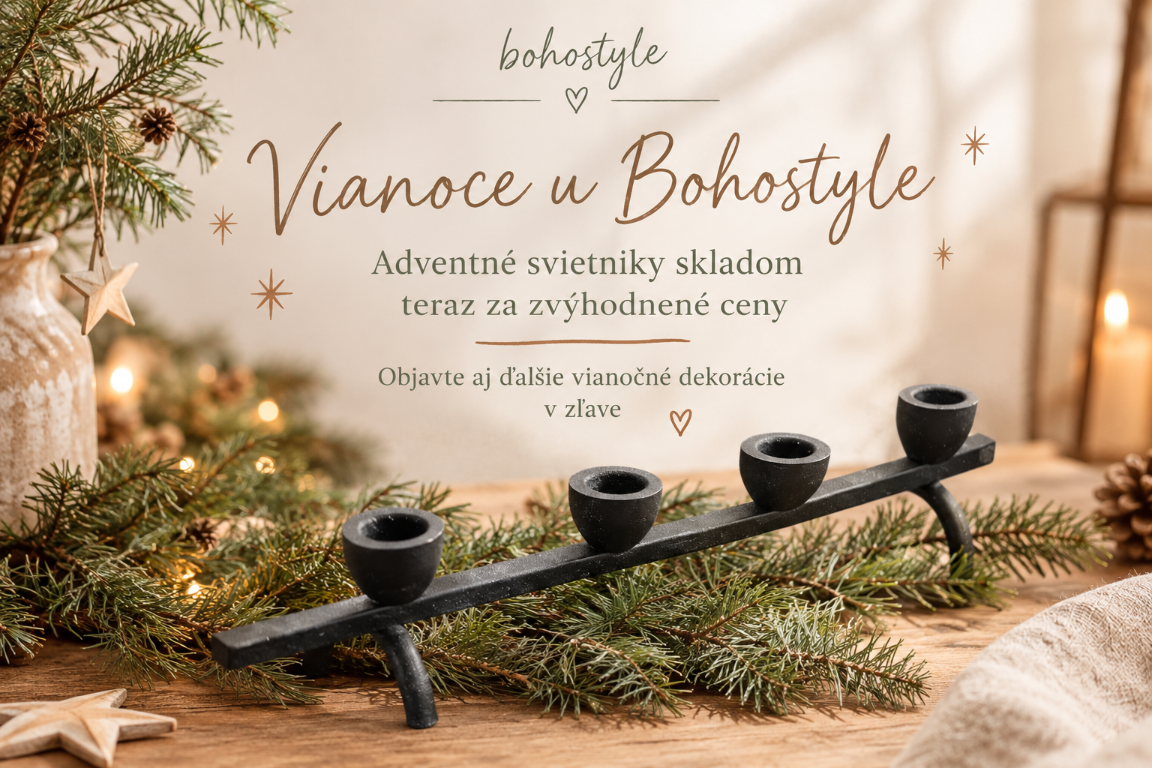 Vianoce v Bohostyle so zľavami