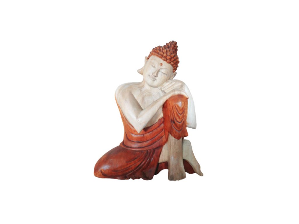 socha buddhu rucne vyrezavana premyslajuci budha 25cm (1)