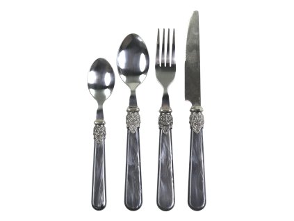 kovova priborova sada tmava linas cutlery set (1)