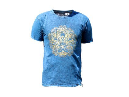 hamsa modré tričko