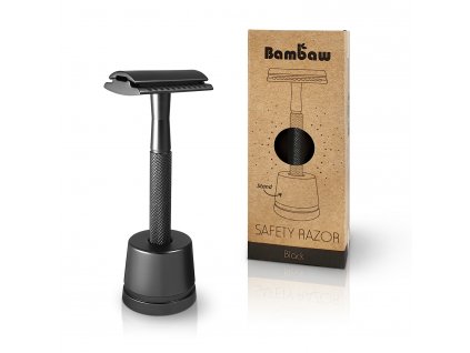 Bambaw Metal Safety Razor Stand 1 Packshot Black 02