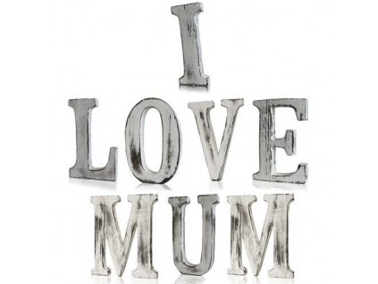 drevene pismena i love you mum